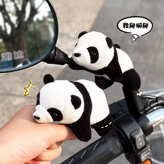 Panda Bike Decoration Cute Car Accessories Road Bike Mountain Bike Doll Accessories Car Decor Accessories for Car