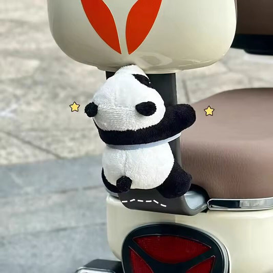 Panda Bike Decoration Cute Car Accessories Road Bike Mountain Bike Doll Accessories Car Decor Accessories for Car